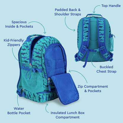 Bentgo Kids Prints 2-in-1 Backpack & Lunch Bag