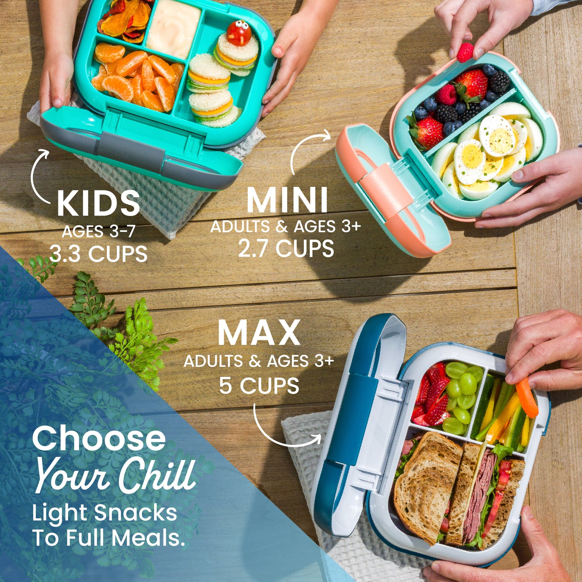 Bentgo® Chill Kids Lunch Box - Vivid Orchid Speckle | Choose Your Chill Light Snacks To Full Meals - Kids (Ages 3-7, 3.3 Cups), Mini (Adults & Ages 3+, 2.7 Cups), Max (Adults & Ages 3+, 5 Cups)