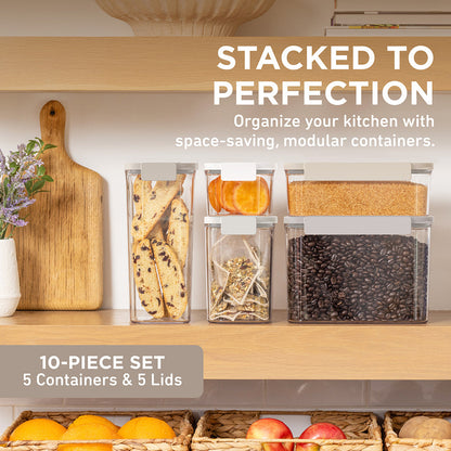 Bentgo Pantry Airtight Dry Food Storage Containers (10-pcs)