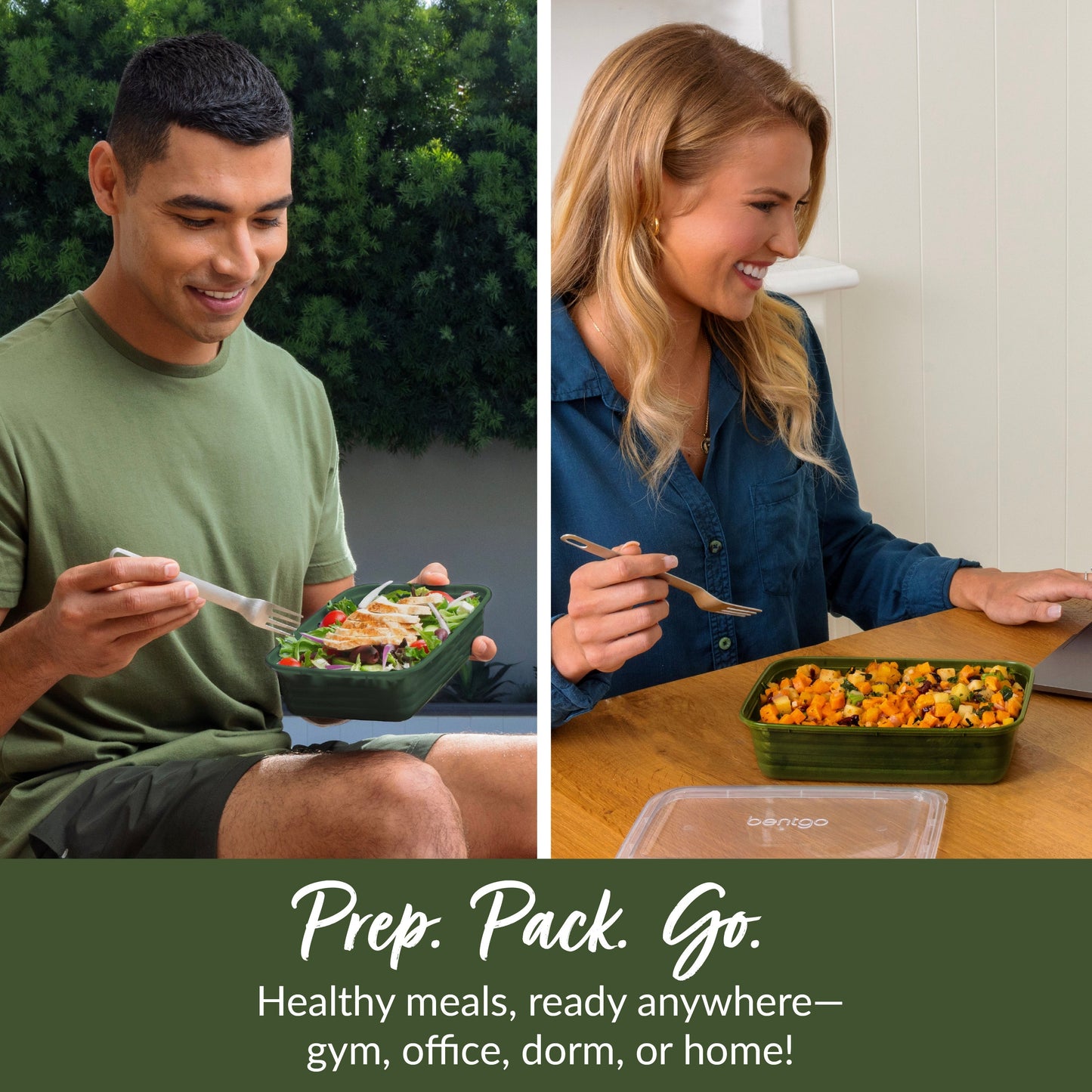 Bentgo Prep 1-Compartment Meal Prep Containers (20-Piece)