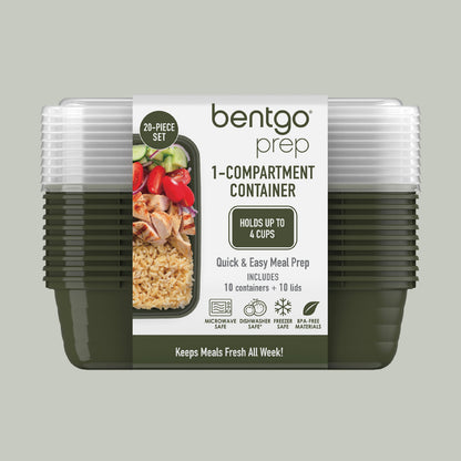 Bentgo Prep 1-Compartment Meal Prep Containers (20-Piece)