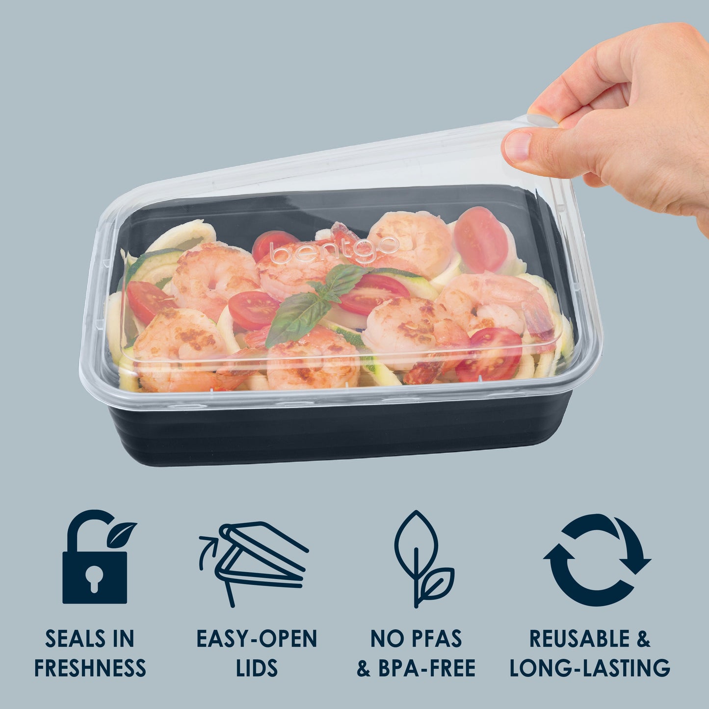 Bentgo Prep 1-Compartment Meal Prep Containers (20-Piece)