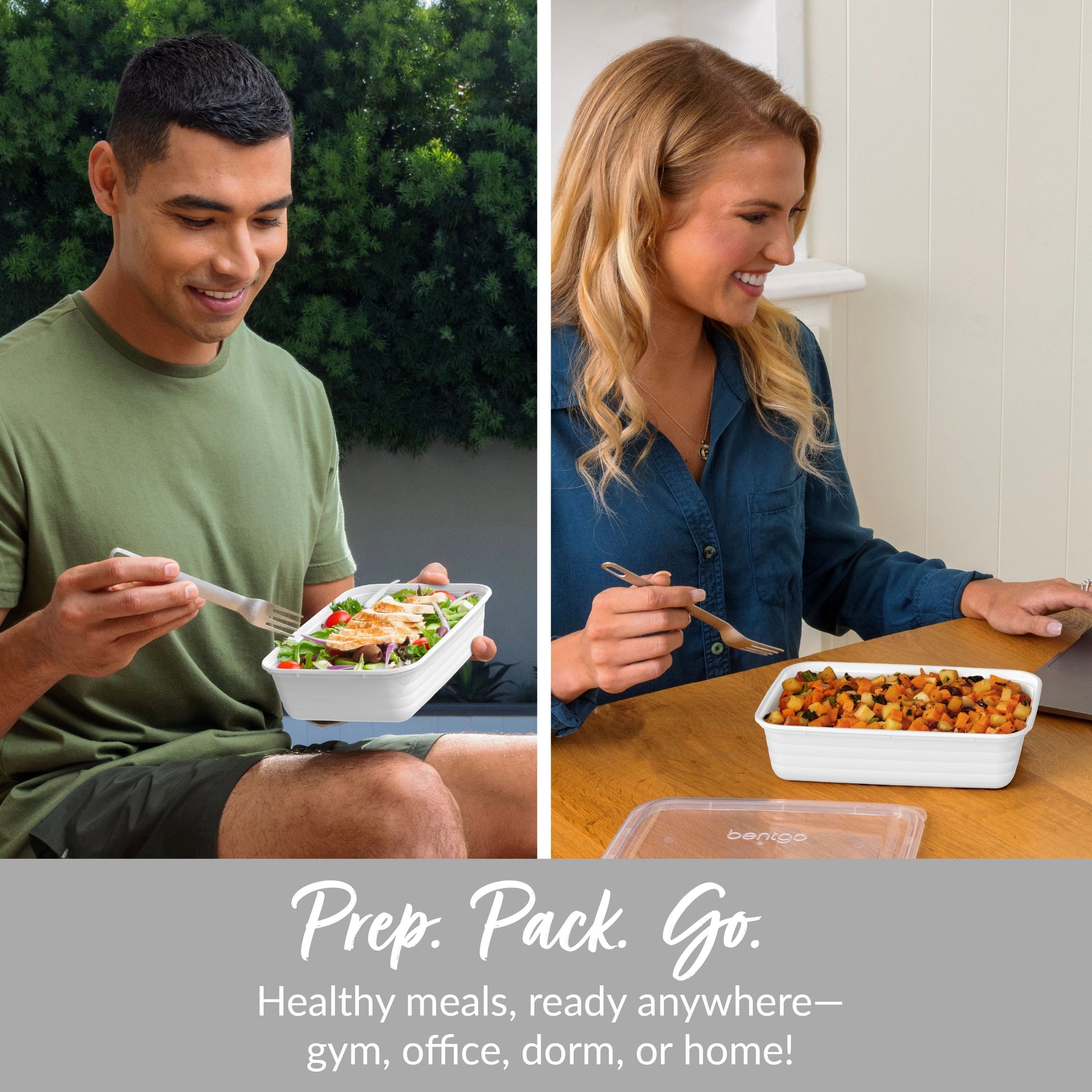 Bentgo Prep 1-Compartment Meal Prep Containers (20-Piece)