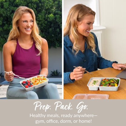Bentgo Prep 2-Compartment Meal Prep Containers (20-Piece)