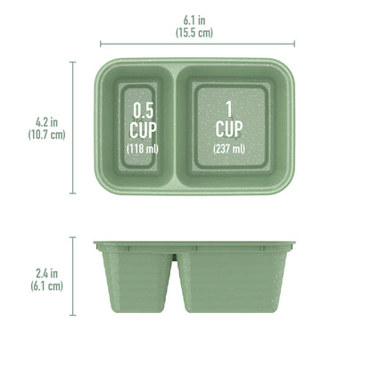 Bentgo Prep 2-Compartment Snack Containers (20-Piece)