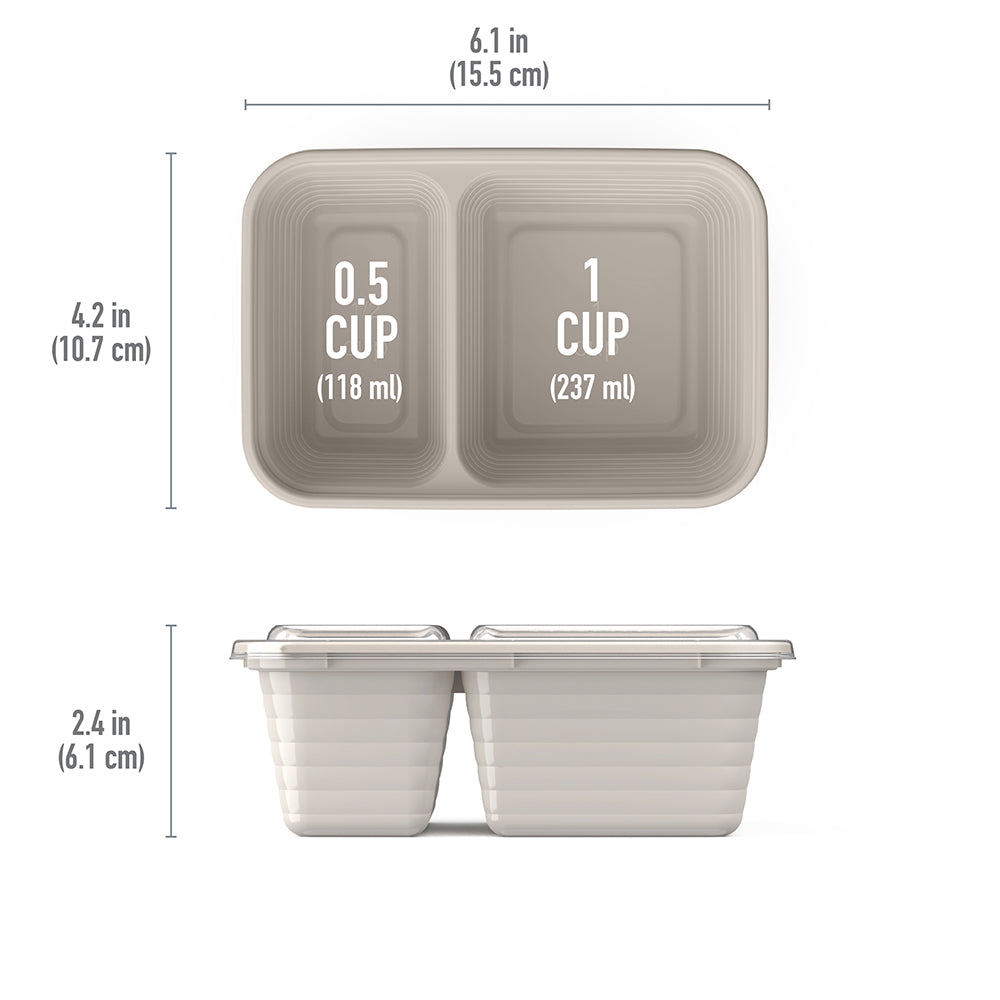 Bentgo Prep 2-Compartment Snack Containers (20-Piece)