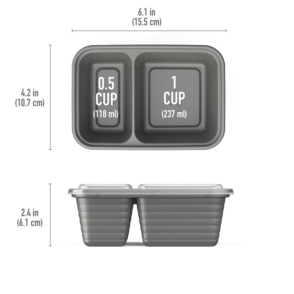 Bentgo Prep 2-Compartment Snack Containers (20-Piece)