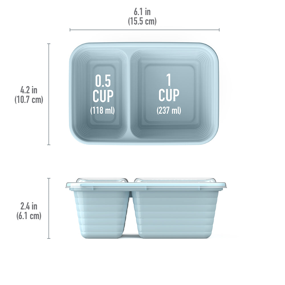 Bentgo Prep 2-Compartment Snack Containers (20-Piece)
